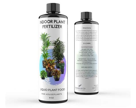 Indoor Plant Food | All Purpose House Plant Fertilizer | Liquid Concentrated Houseplant ...