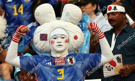 Fans Japan Attend Fifa World Cup Editorial Stock Photo - Stock Image ...