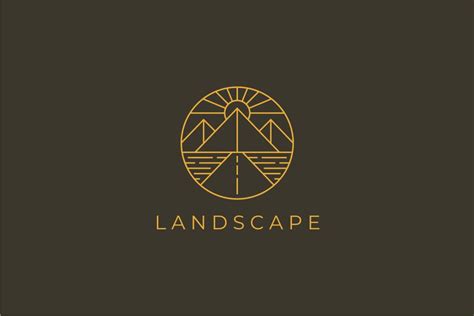 Landscape Logo Template | Branding & Logo Templates ~ Creative Market