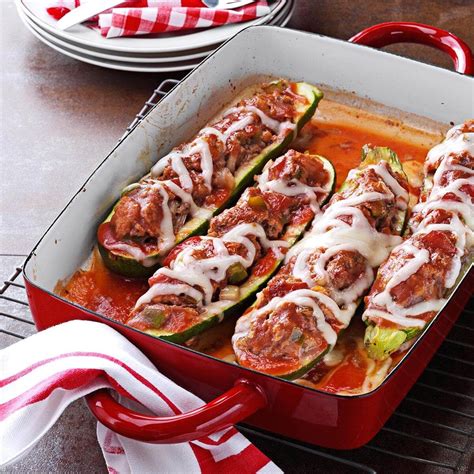 Stuffed Zucchini Recipe | Taste of Home