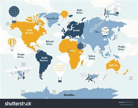 103 Globe Wallpaper Kids Room Images, Stock Photos & Vectors | Shutterstock