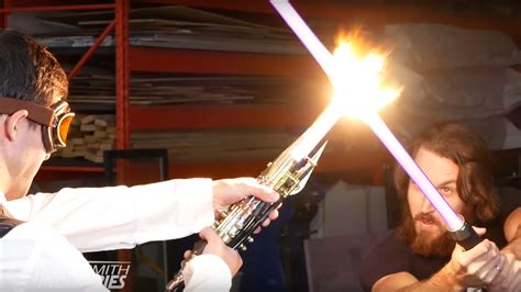 Hacksmith lightsaber: Canadian YouTuber creates real working lightsaber | CTV News