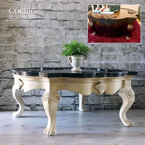 Van Dyke Glazed Antique White Coffee Table | General Finishes Design Center