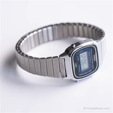 Vintage Digital Timex Watch for Ladies | Stainless Steel Wristwatch ...