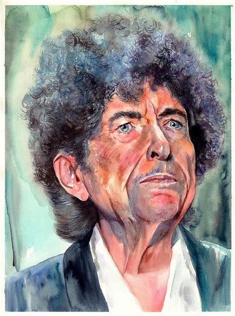 Bob Dylan watercolor portrait Painting by Suzann Sines - Pixels