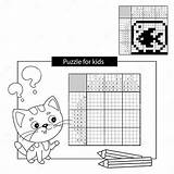 Uzzle Game For School Children Aquarium With Fish Black And White  sketch template