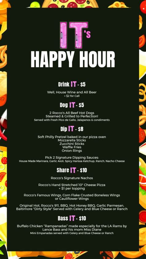 happy hour - Rocco's Weho