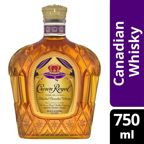 Crown Royal Fine Deluxe Blended Canadian Whisky, 750 mL - Walmart.com - Walmart.com