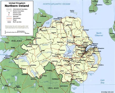 Belfast Map - Ireland