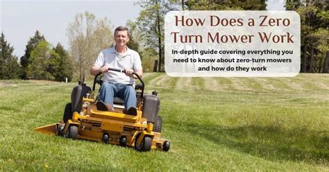 ZTR Mower 101: How Does A Zero Turn Mower Work • Desired Lawn Mower