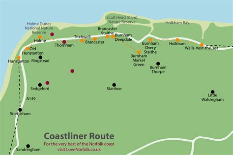 CoastLiner & CoastHopper Norfolk Coast Timetable 2024 - LoveNorfolk