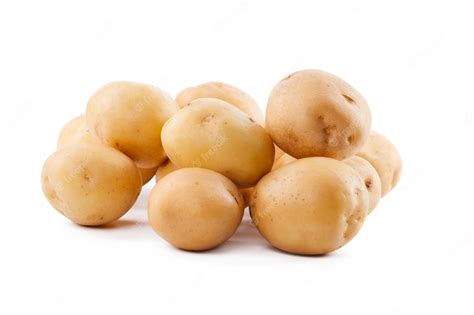 Premium Photo | Raw yellow potato isolated