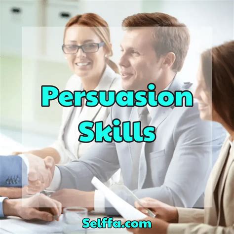 Persuasion Skills - SELFFA