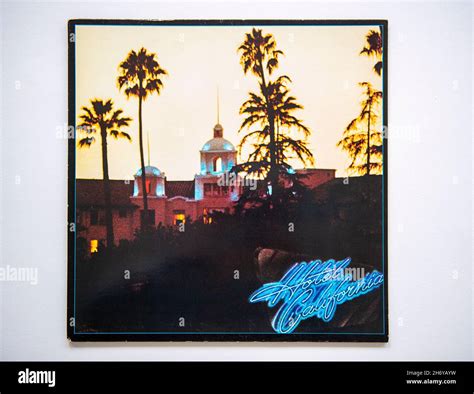 Album cover the eagles hotel california hi-res stock photography and ...