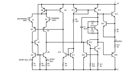 741 Op Amp - Electronics Reference