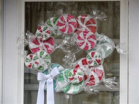 Peppermint Candy Wreath - Crafts by Amanda