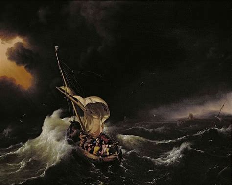 Christ in the Storm on the Sea of Galilee by Ludolph Backhuysen | Sea ...