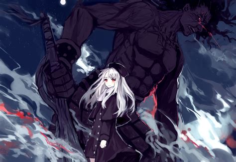 berserker, Fate, Stay, Night, Illyasviel, Von, Einzbern, Red, Eyes, Tan ...