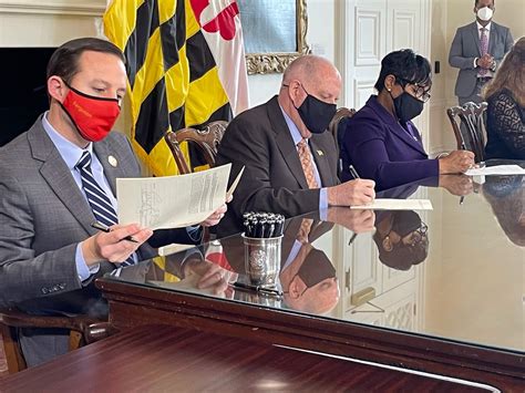 Several High-Profile Bills Among Measures Signed by Governor - Maryland ...