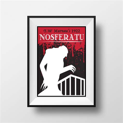 Nosferatu Classic Movie Poster A Size Laminated Posters | Etsy