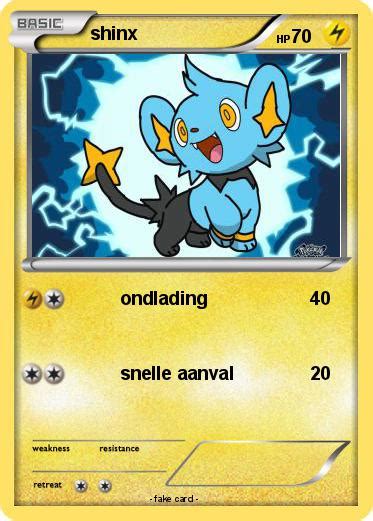 Pokémon shinx 199 199 - ondlading - My Pokemon Card