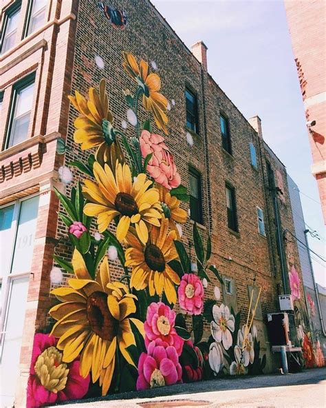 Pin by taninopics on STREETART in 2020 | Chicago street art, Flower ...