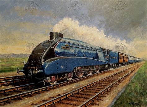 The Mallard Steam Train On Its World Breaking Speed Record Trip 1938 ...