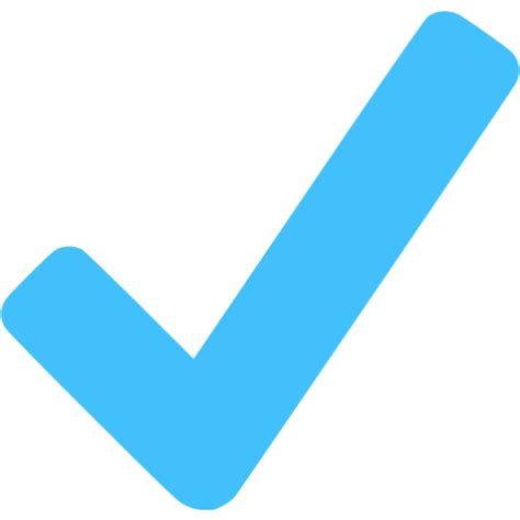 Caribbean blue checkmark icon - Free caribbean blue check mark icons