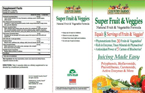 Country Farms Super Fruit & Veggies - Windmill Vitamins