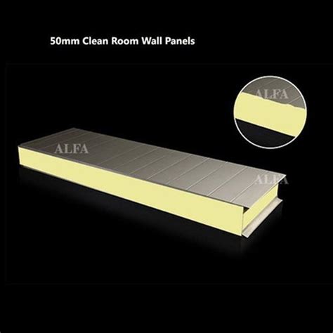 Alfa PUF and Aluminum 50 Mm Modern Clean Room Wall Panels at Rs 1241 ...