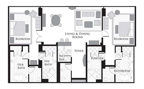 Bellagio 2 Bedroom Suite Floor Plans Pdf | www.resnooze.com