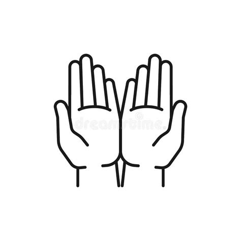 Hands Together Clipart Black And White