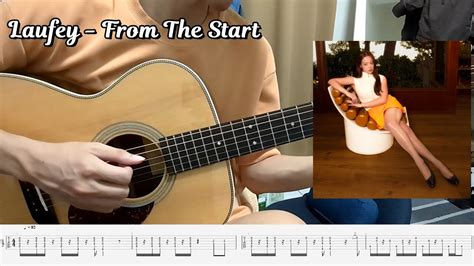 From The Start - Laufey (Guitar arrangement) (TAB) - YouTube