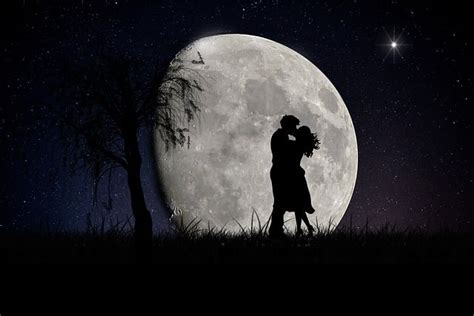 Download Moon, Lovers, Moonscape. Royalty-Free Stock Illustration Image ...