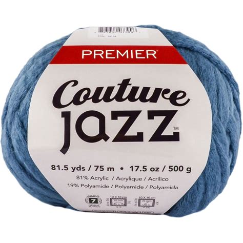 Premier Yarns Couture Jazz Big Ball Yarn-Denim - Walmart.com - Walmart.com