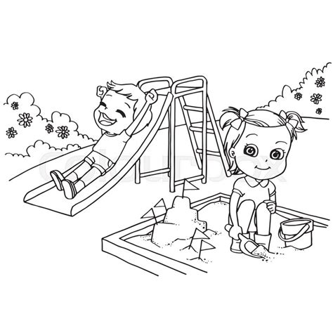 Playground Drawing at GetDrawings | Free download