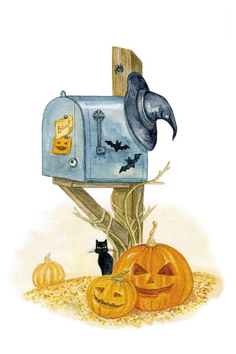 Halloween mailbox | Delicious Postcards