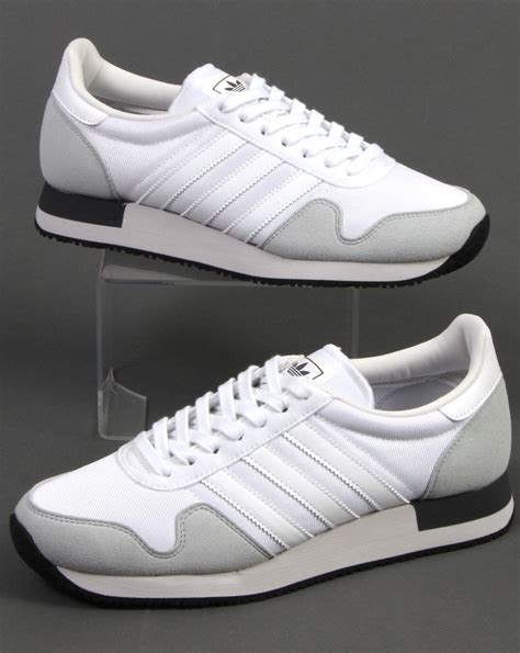 Adidas USA 84 Trainers White - adidas At 80s Casual Classics