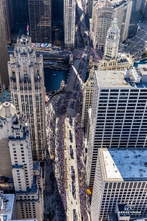 Chicago Cubs Parade 2016 - Aerial Vision Chicago Productions