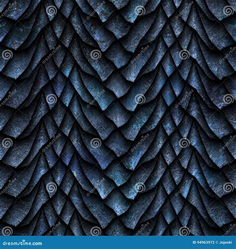 Dragon Scales Seamless Texture Stock Illustration - Illustration of roof, nature: 94963972