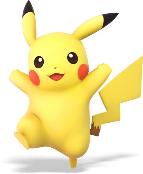 Download HD Pikachu - Super Smash Bros Ultimate Renders Transparent PNG Image - NicePNG.com