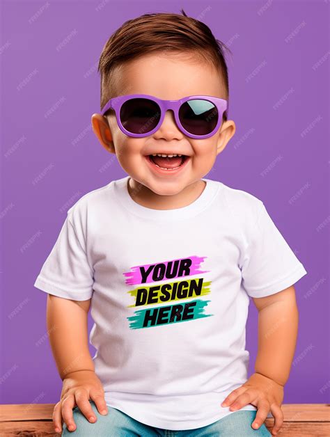 Premium PSD | Baby tshirt mockup design