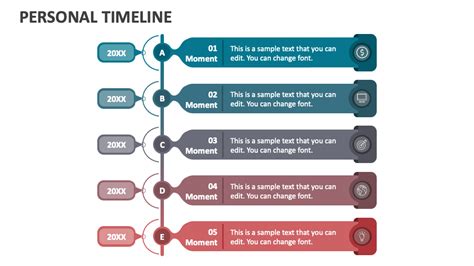 Personal Timeline PowerPoint and Google Slides Template - PPT Slides