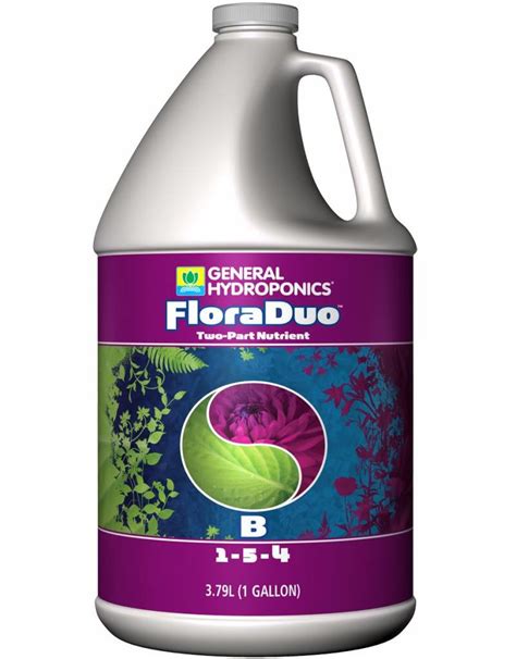 General Hydroponics® FloraDuo® Hydroponics B 1 Gallon – Phelan Hydro & Garden Supply