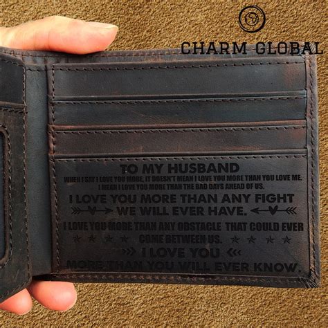 Personalized Wallet for Husband-engraved Wallet for | Etsy