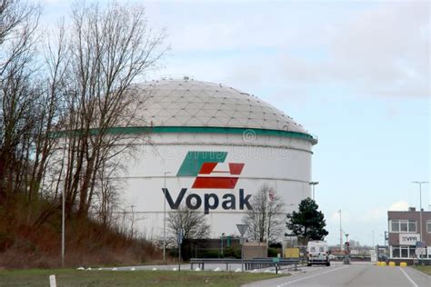 Storage Tanks at Vopak in Botlek in the Port of Rotterdam Editorial Stock Photo - Image of ...