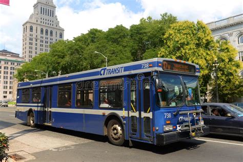 CT Transit Bus in Hartford, Connecticut, USA Editorial Photo - Image of automobile, commuter ...