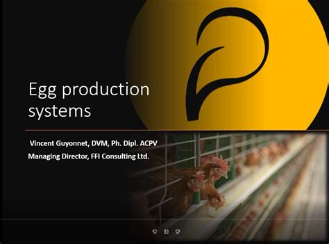 Part #1 Egg Production Systems