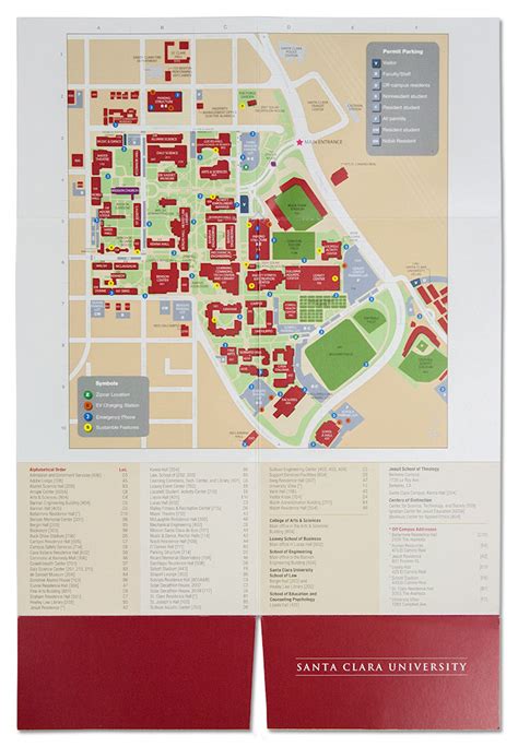 SCU Conference Services Key Card Holder/Map | FineLine Graphics & Design, Inc.