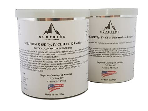 MIL-PRF-85285E Type IV - 2 Quart Kit - Superior Coatings of America ...